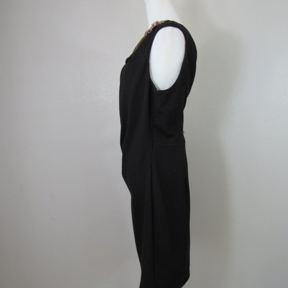 Matthew Williamson Black One Shoulder Stretch Cocktail Dress - Picture 7 of 9